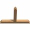 Ekena Millwork Portland Timber Gable Bracket, Western Red Cedar, 60"W x 40"H x 5 1/2"D x 5 1/2"F, 16/12 Pitch GBW060X40X0606POR00SWR - alternate 4